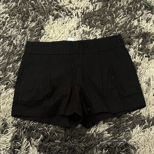 J. Crew Women's High Waist Black Shorts